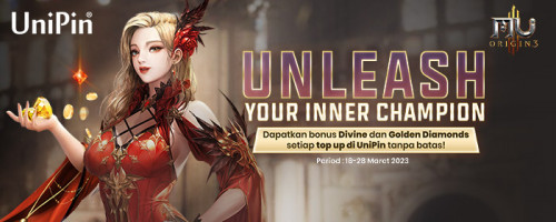 [Promo Maret] – Top Up Divine Diamonds & Dapatkan Ekstra Golden Diamonds TANPA BATAS dari MU ORIGIN 3